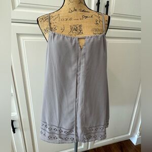 Olive & Oak grey layered tank top